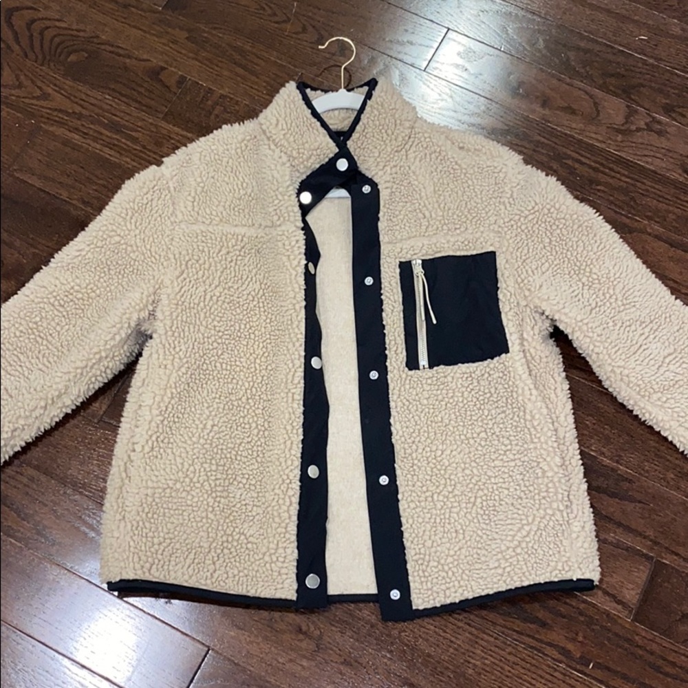 Faux fur jacket